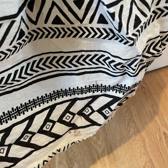 Cotton Vero Moda Sophiza Tiered Maxi Dress Size Xl - Picture 5 of 5